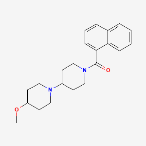 (4-Methoxy-[1,4'-bipiperidin]-1'-yl)(naphthalen-1-yl)methanone - 1706074-20-5