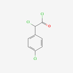 2-chloro-2-(4-chlorophenyl)acetylchloride - 75188-06-6