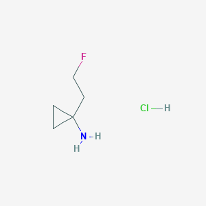 1-(2-fluoroethyl)cyclopropan-1-amine hydrochloride - 2413898-14-1