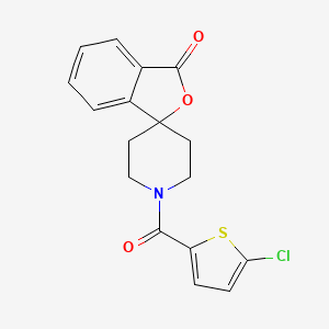 1'-(5-chlorothiophene-2-carbonyl)-3H-spiro[2-benzofuran-1,4'-piperidine]-3-one - 1797022-24-2