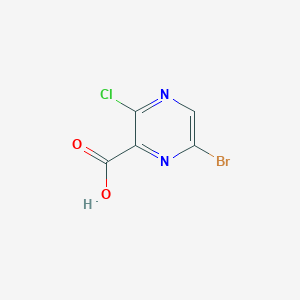 6-Bromo-3-chloropyrazine-2-carboxylic acid - 1260665-53-9