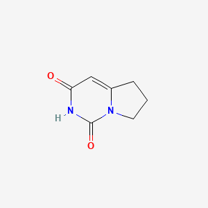 1h,2h,3h,5h,6h,7h-Pyrrolo[1,2-c]pyrimidine-1,3-dione - 132332-43-5