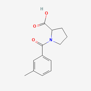 1-(3-Methylbenzoyl)pyrrolidine-2-carboxylic acid - 1008069-04-2