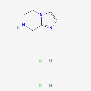 2-Methyl-5,6,7,8-tetrahydroimidazo[1,2-A]pyrazine 2hcl - 1363404-99-2