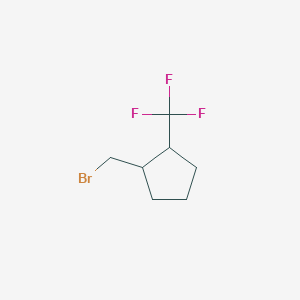 1-(Bromomethyl)-2-(trifluoromethyl)cyclopentane - 2172052-28-5