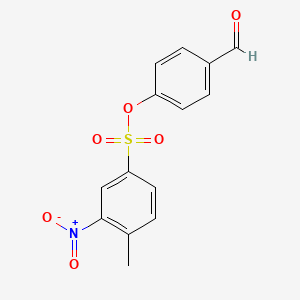 4-Formylphenyl 4-methyl-3-nitrobenzenesulfonate - 634592-98-6