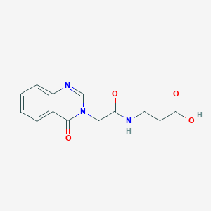 3-[[2-(4-oxoquinazolin-3-yl)acetyl]amino]propanoic Acid - 441727-93-1