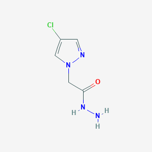 2-(4-chloro-1H-pyrazol-1-yl)acetohydrazide - 934175-20-9