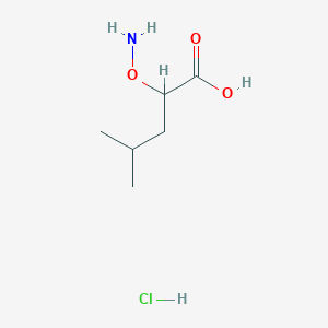 2-Aminooxy-4-methylpentanoic acid;hydrochloride - 54716-34-6