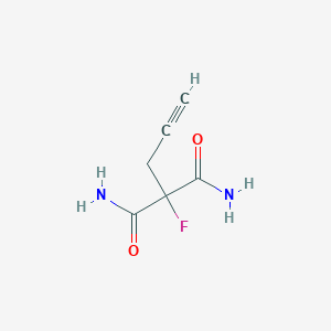 2-Fluoro-2-(prop-2-yn-1-yl)propanediamide - 2413379-37-8