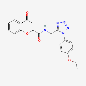 N-((1-(4-ethoxyphenyl)-1H-tetrazol-5-yl)methyl)-4-oxo-4H-chromene-2-carboxamide - 941921-98-8