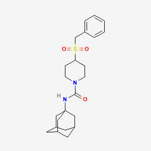 N-((1S,3s)-adamantan-1-yl)-4-(benzylsulfonyl)piperidine-1-carboxamide - 2108576-04-9