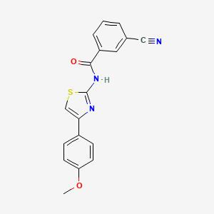3-cyano-N-[4-(4-methoxyphenyl)-1,3-thiazol-2-yl]benzamide - 903350-97-0
