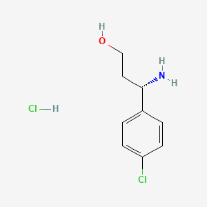 (S)-3-(4-chlorophenyl)-beta-alaninol HCl - 1590388-37-6; 886061-26-3