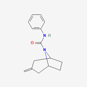 3-methylidene-N-phenyl-8-azabicyclo[3.2.1]octane-8-carboxamide - 2309569-48-8