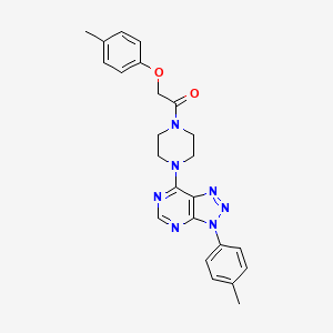 1-(4-(3-(p-tolyl)-3H-[1,2,3]triazolo[4,5-d]pyrimidin-7-yl)piperazin-1-yl)-2-(p-tolyloxy)ethanone - 920363-77-5