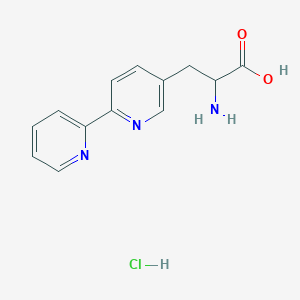 3-([2,2'-Bipyridin]-5-yl)-2-aminopropanoic acid hydrochloride - 2044702-29-4
