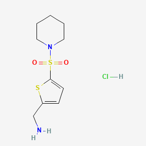 [5-(Piperidine-1-sulfonyl)thiophen-2-yl]methanamine hydrochloride - 1049741-22-1