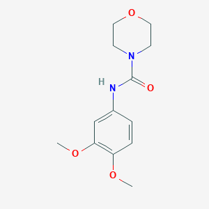 N-(3,4-dimethoxyphenyl)morpholine-4-carboxamide - 500892-98-8