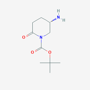 Tert-butyl (5S)-5-amino-2-oxopiperidine-1-carboxylate - 1931921-55-9