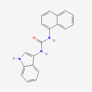1-(1H-indol-3-yl)-3-(naphthalen-1-yl)urea - 899990-06-8