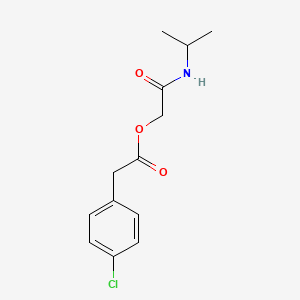 2-(Isopropylamino)-2-oxoethyl 2-(4-chlorophenyl)acetate - 1794741-48-2