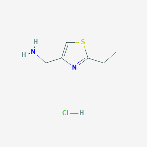 (2-Ethyl-1,3-thiazol-4-yl)methanamine hydrochloride - 2219372-05-9