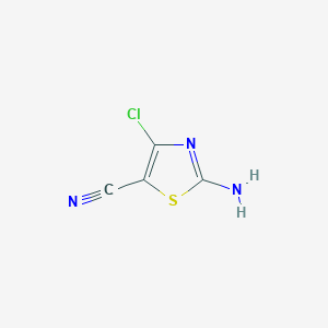 2-Amino-4-chlorothiazole-5-carbonitrile - 136195-53-4