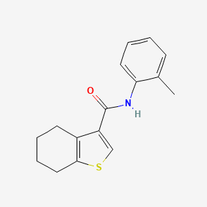 N-(2-methylphenyl)-4,5,6,7-tetrahydro-1-benzothiophene-3-carboxamide - 314250-79-8