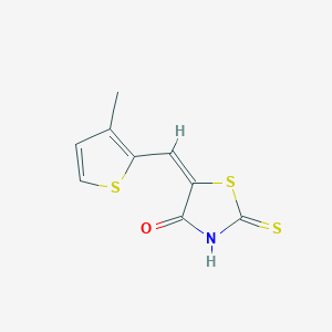 (5E)-2-mercapto-5-[(3-methyl-2-thienyl)methylene]-1,3-thiazol-4(5H)-one - 309290-77-5