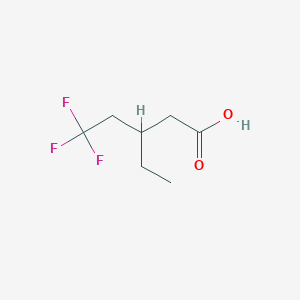 3-Ethyl-5,5,5-trifluoropentanoic acid - 1368185-99-2