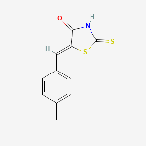 (5E)-2-mercapto-5-(4-methylbenzylidene)-1,3-thiazol-4(5H)-one - 33992-80-2