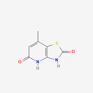 7-Methyl-thiazolo[4,5-B]pyridine-2,5(3H,4H)-dione - 128294-07-5