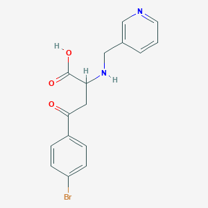 4-(4-bromophenyl)-4-oxo-2-(pyridin-3-ylmethylamino)butanoic Acid - 1042701-72-3