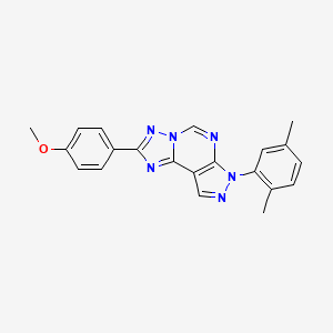 7-(2,5-dimethylphenyl)-2-(4-methoxyphenyl)-7H-pyrazolo[4,3-e][1,2,4]triazolo[1,5-c]pyrimidine - 900297-54-3