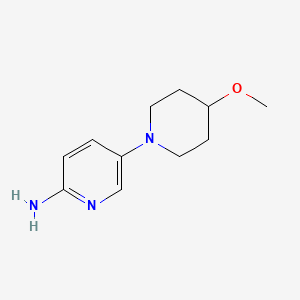 5-(4-Methoxypiperidin-1-yl)pyridin-2-amine - 866620-43-1