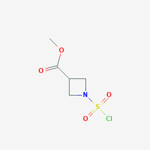 Methyl 1-chlorosulfonylazetidine-3-carboxylate - 2172445-88-2