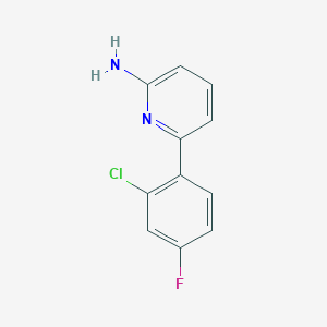 6-(2-Chloro-4-fluorophenyl)pyridin-2-amine - 1309150-10-4
