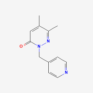 5,6-Dimethyl-2-[(pyridin-4-yl)methyl]-2,3-dihydropyridazin-3-one - 2197806-21-4