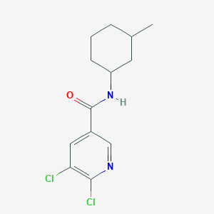 5,6-dichloro-N-(3-methylcyclohexyl)pyridine-3-carboxamide - 1096355-72-4