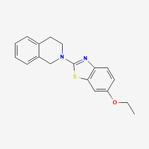 2-(3,4-dihydroisoquinolin-2(1H)-yl)-6-ethoxybenzo[d]thiazole - 863001-02-9