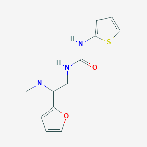 1-(2-(Dimethylamino)-2-(furan-2-yl)ethyl)-3-(thiophen-2-yl)urea - 1209608-90-1