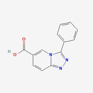 3-Phenyl-[1,2,4]triazolo[4,3-a]pyridine-6-carboxylic acid - 936074-66-7