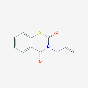 3-allyl-2H-1,3-benzothiazine-2,4(3H)-dione - 19084-81-2