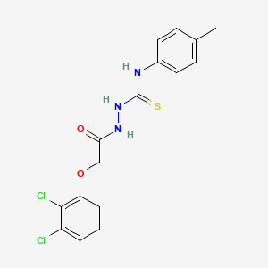 2-(2,3-dichlorophenoxy)-N-{[(4-methylphenyl)carbamothioyl]amino}acetamide - 1023497-28-0