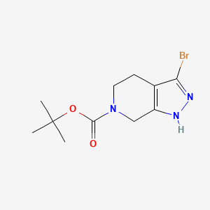 tert-Butyl 3-bromo-1,4,5,7-tetrahydro-6H-pyrazolo[3,4-c]pyridine-6-carboxylate - 2158268-53-0