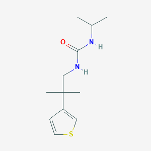1-Isopropyl-3-(2-methyl-2-(thiophen-3-yl)propyl)urea - 2320663-28-1