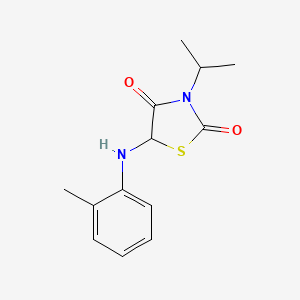 3-Isopropyl-5-(o-tolylamino)thiazolidine-2,4-dione - 1048675-79-1