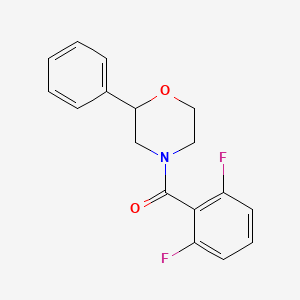 (2,6-Difluorophenyl)(2-phenylmorpholino)methanone - 954066-12-7