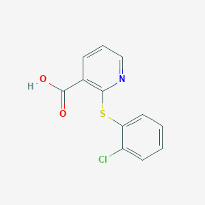2-[(2-Chlorophenyl)sulfanyl]pyridine-3-carboxylic acid - 445218-64-4